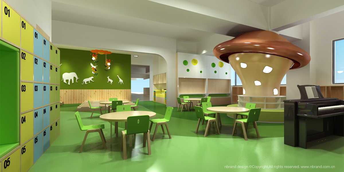 校园文化：小孔明幼儿园空间设计、校园品牌设计、文化建设