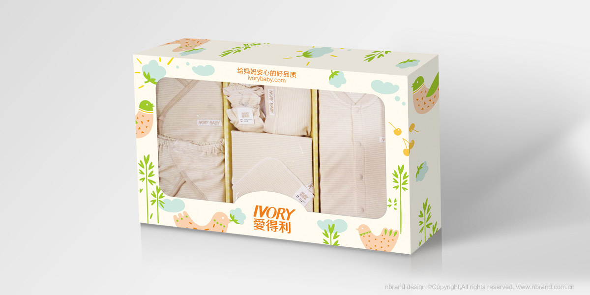 母婴用品：爱得利洗护系列产品包装设计、图案设计