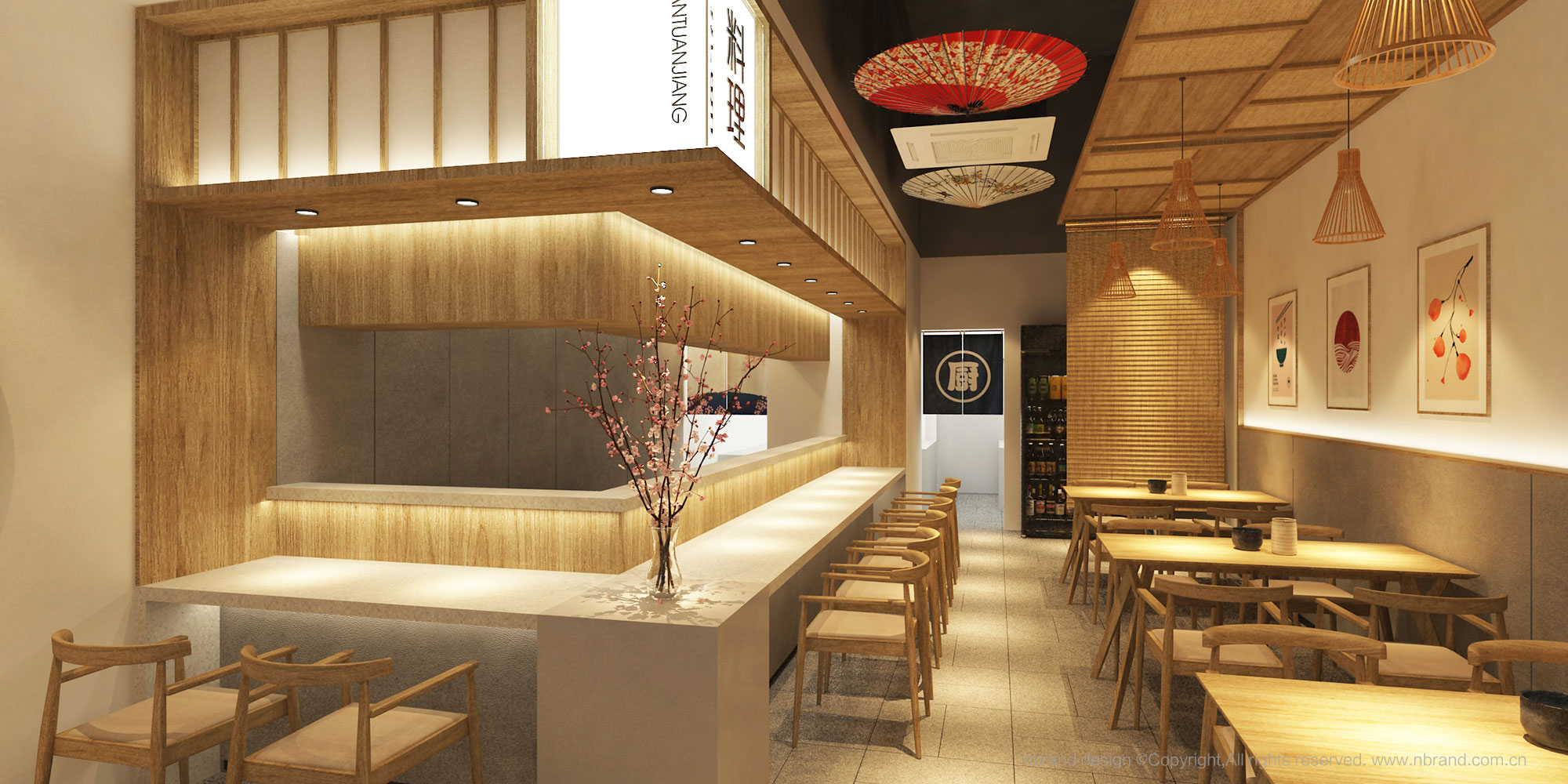餐饮空间：饭团匠SI设计、店面设计、商业空间设计