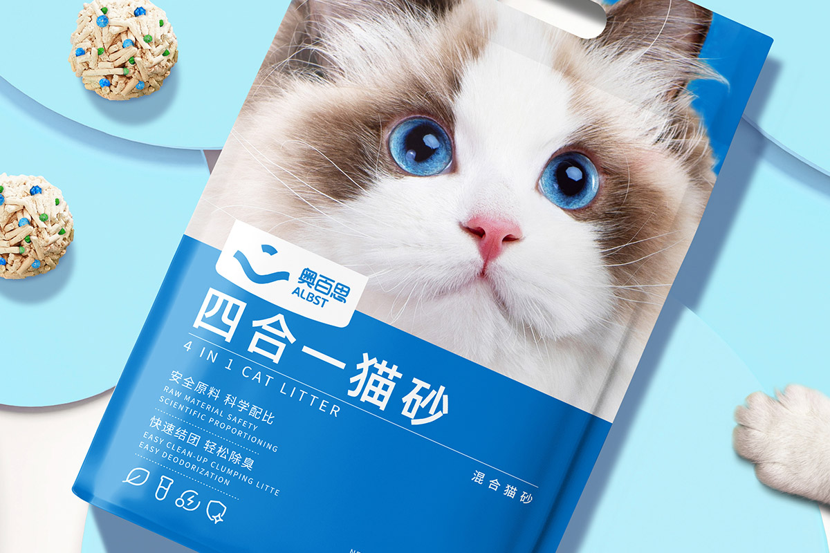 包装设计: 天优猫砂包装设计,产品包装设计,品牌设计